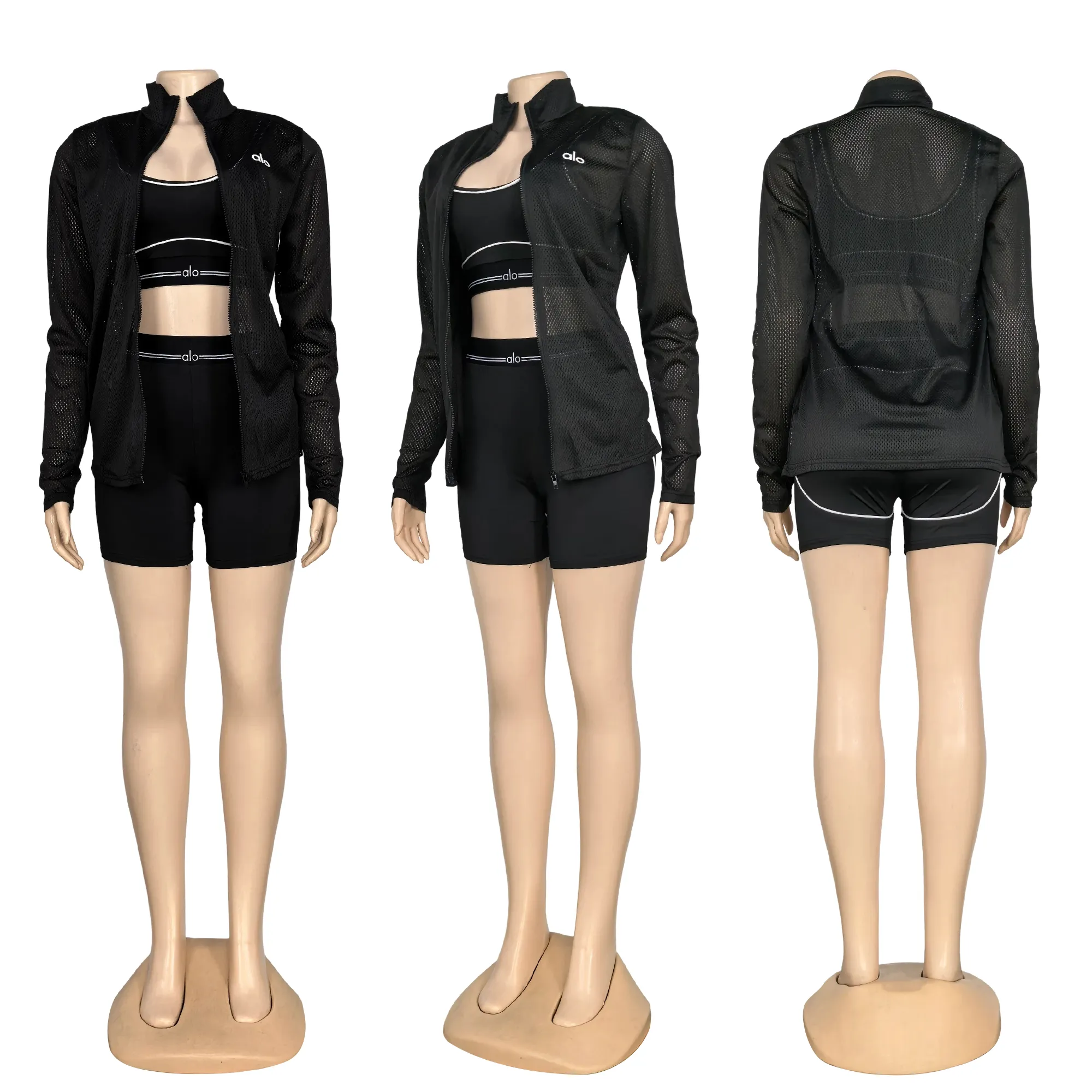 Three-piece shorts set